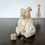 クリスマスお着替え3点+♥セット*ベージュ*しろくま貯金箱に