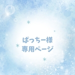 ぱっちー様専用ページ