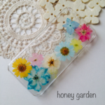 iphone5 iphone5s 押し花 パステル♡（クリア