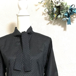 【オーダー】ボウタイ長袖ワンピース