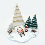 クリスマス／サンタとソリ