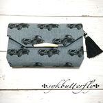 １点もの✾長財布✾通帳ケース タッセル付き♡CARstyle柄