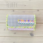 手刺繍スカラップ 12　 長財布