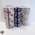 ペットポトルカバー ペットボトルケース 水筒カバー 折りたたみ傘ケース ♡ リバティ ♡ りぼん ★ハリがあり柔らかく小さく畳めてかさばらない★ マルチケース ★丸洗い出来て衛生的★数量限定柄