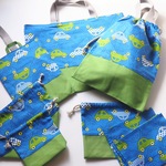 sale☆入園入学セット☆男の子☆くるまのレッスンバッグ☆靴袋☆車☆乗り物