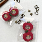 りんごさんブローチセット。2025ver.