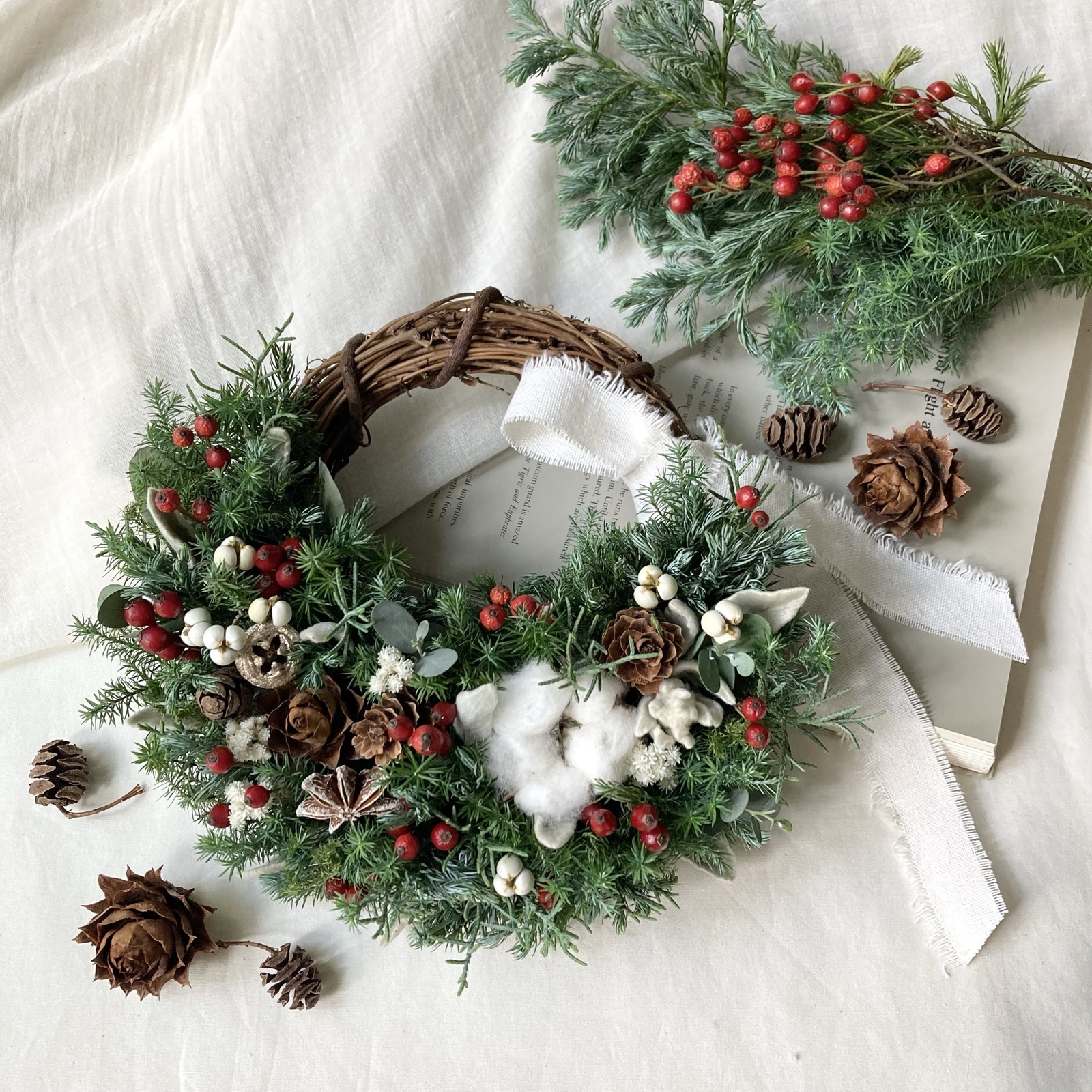 ナンキンハゼ リース - リースの人気通販 | minne byGMOペパボ 国内