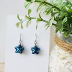 星 ホタルガラス ピアス イヤリング