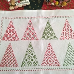 再販😸🉐早期割引🎄刺し子ショートふきん🧑‍🎄クリスマスツリー②