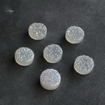 ドゥルージーアゲート ラウンド カボション6×6mm 3粒  天然石パーツ販売