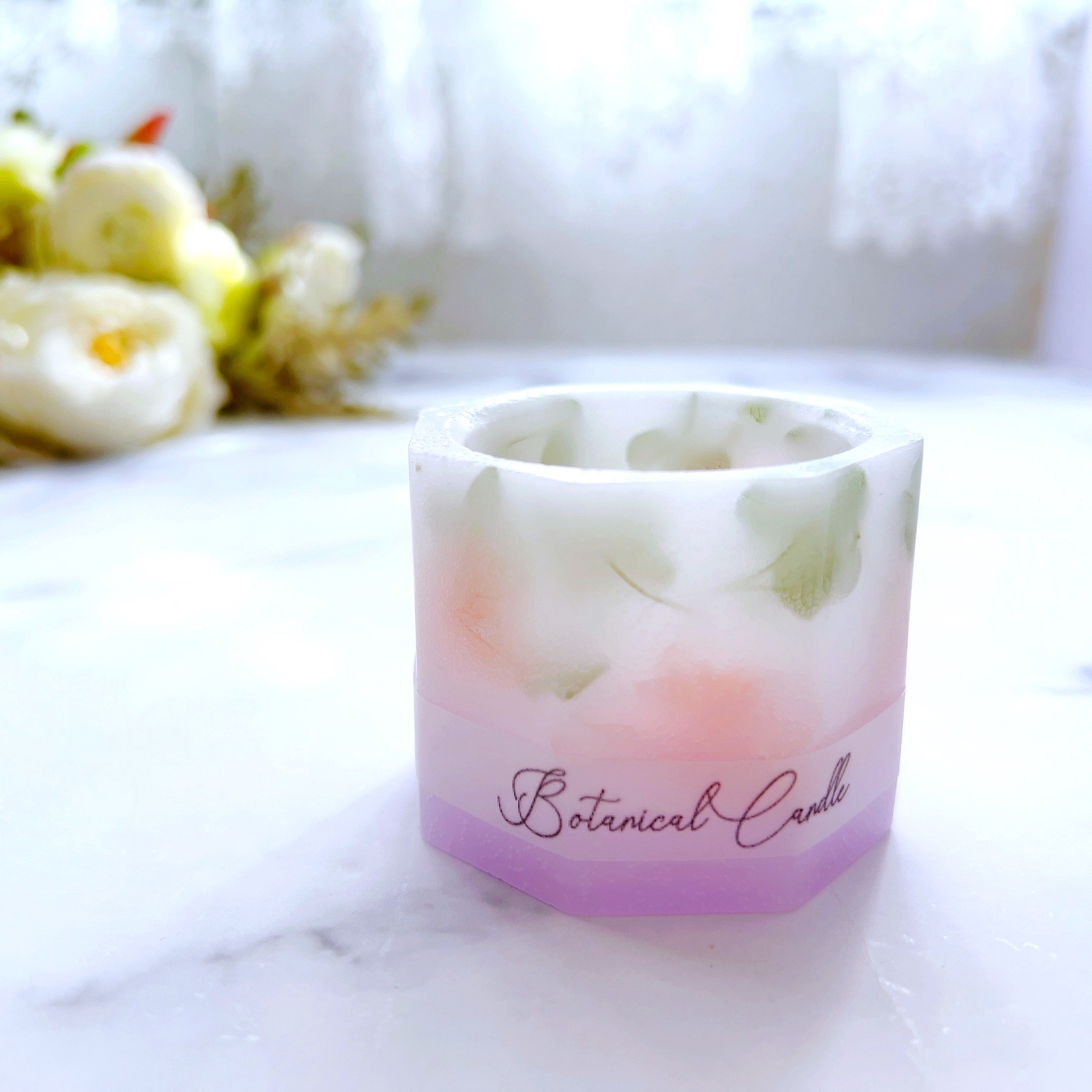 No.355 ボタニカルキャンドル　ソイキャンドル ハンドメイド No.355 ボタニカルキャンドル ソイキャンドル ハンドメイド