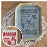 クロスステッチ刺繍キット(14) ブルー×グレー