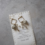 白毛糸2(ピアスorイヤリング)