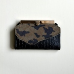 【Galaxy S22  口金付きスマホケース　nanoopyさま専用】　革　皮　レザー　個性　おしゃれ　リアルレザー