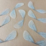 シフォンのはね（ライトブルー）