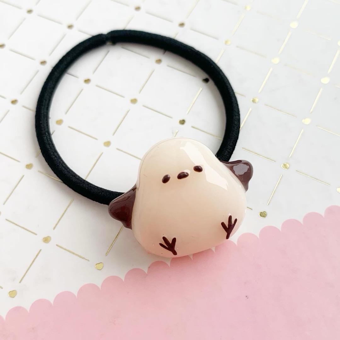 寄り添いシマエナガ　ヘアアクセサリー他 寄り添いシマエナガ ヘアアクセサリー他