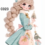 C023  オリジナルステッカー オリジナル人物ステッカー ステッカー シール りまりま  RimaRima