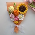 ひまわりのオレンジブーケ💐