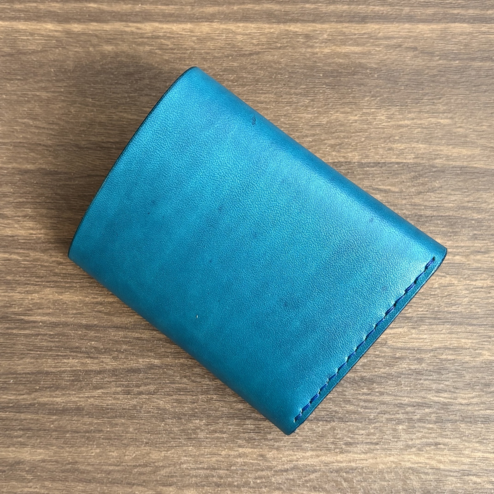 コンチョ付き》本革三つ折り財布 - L
