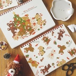無地ノート『Xmasテディベア』