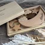 【世界に一つだけの積み木】メッセージ刻印＊出産祝い＊ギフト