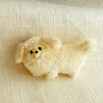 【キーホルダー変更OK】わんこの小さなぬいぐるみ　チワプーモデル