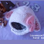 プードルファー♪ふわもこ:垂れ耳♪白うさちゃん。。