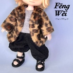 ヒョウ柄　コート【オビツ11/ピコドー 】