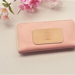 ✻ ラウンドファスナー長財布  ✻　エクセラファスナー　✻　牛革　✻　桜ピンク🌸　il legame