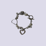 ༜heart stone bracelet༜