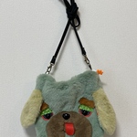 したペロみどりワンコショルダーバッグ