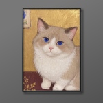 絵画 | イラストポスター 765☆ 【猫ちゃんはかわいい】