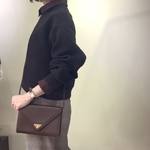 1567 特集掲載　90s VINTAGE YVESSAINTLAURENT 3way YSL デザイン ショルダーバッグ ハンドバッグleather pvc bag サンローランメンズ本革メンズ