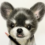 ペットの手書き似顔絵 【人気ランキング掲載】似顔絵 犬似顔絵 猫似顔絵  似顔絵オーダー 肖像画 ペットのイラスト 色鉛筆画 リアル似顔絵 ペット似顔絵 ペット似顔絵  アート