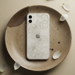 flower ライン アート android Galaxy Xperia スマホ ケース【全機種対応】【送料無料】