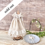 『clair cream 』ファブリックB 22cmドールサイズアウトフィット2点