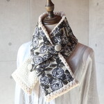 y・・・さま専用ご注文ページ・ネックウォーマー（rosy・ベージュ）ハンドメイド・ミナペルホネンの生地使用