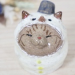 雪だるま猫(茶トラ)