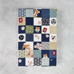 御朱印帳【大判】＊柴わんこ 青