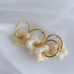 〈新作〉🧈🍼butter milk/フープピアス/フープイヤリング/