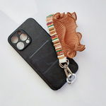 【スマホストラップ：ブラウン】限定販売　ハンドストラップ　秋冬カラー