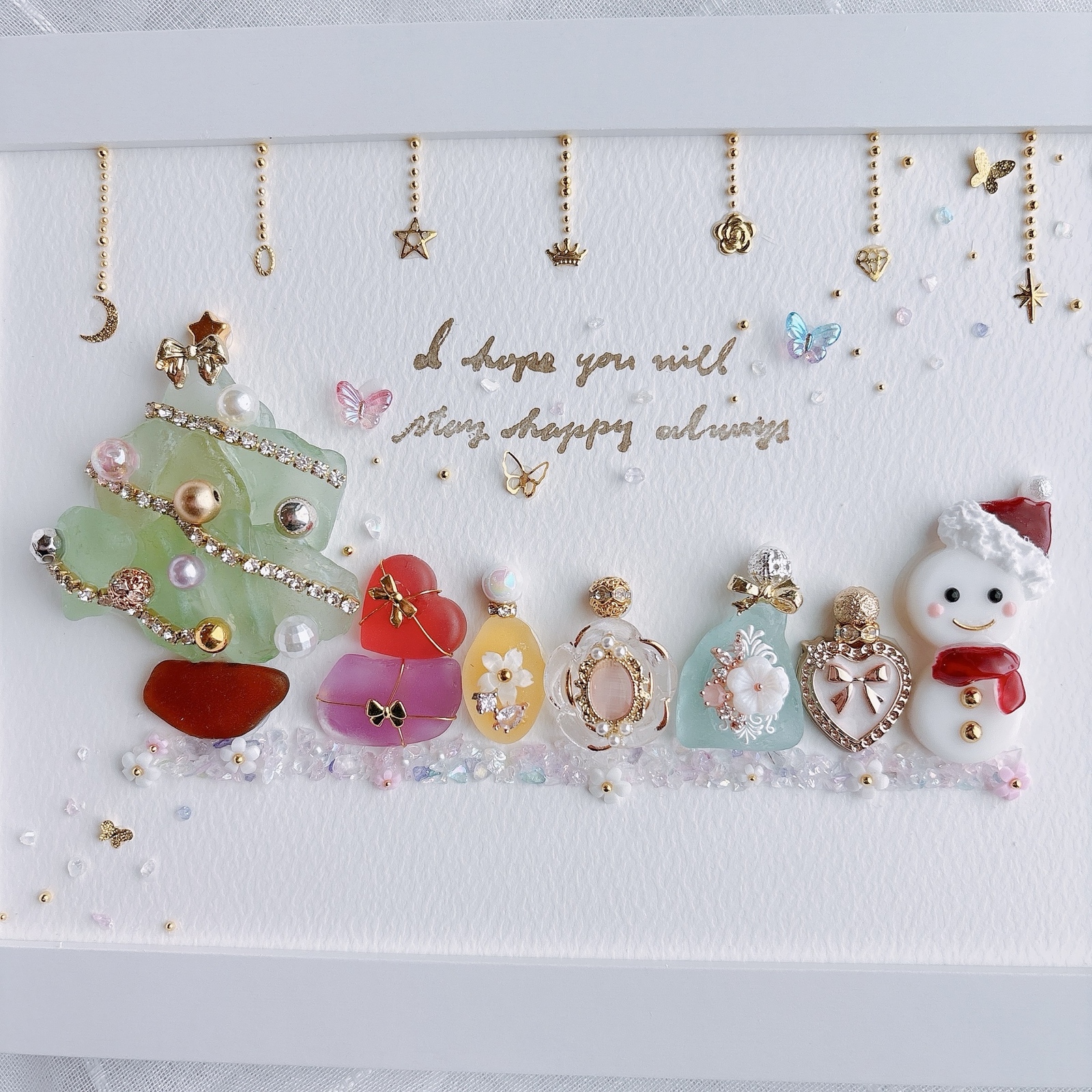 シーグラスアート ドレス プリンセス シンデレラ ヒーリングアート