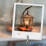 秋冬　飴色ランプ　スタンド　はちみつ