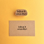 『Have a nice day!』のはんこ・2行タイプ