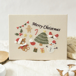 刺繍ファブリックパネル《クリスマス》