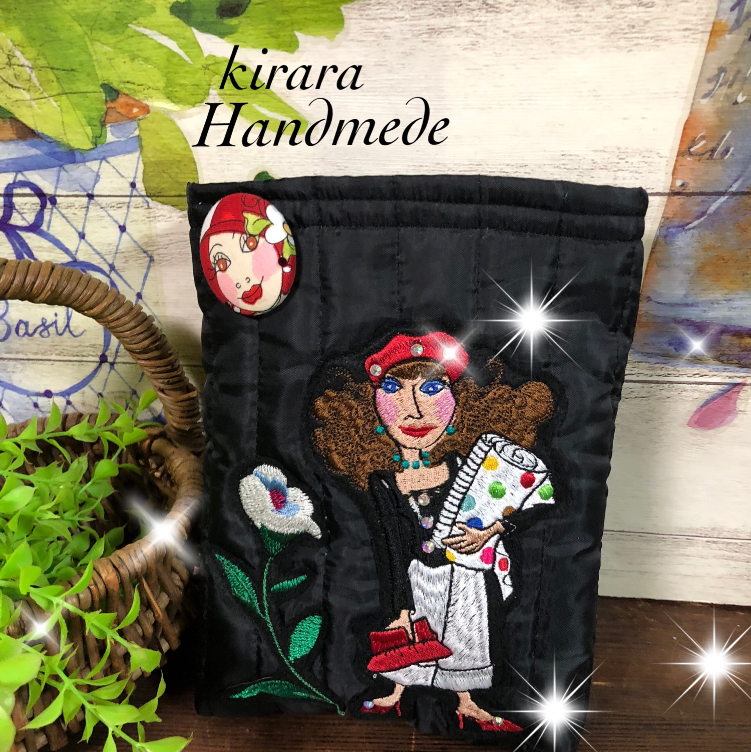 ロラライハリス ゴルフレディ刺繍チャーム 受注制作 - kirara1122