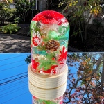 フラワーライトハーバリウム　～固まるハーバリウム～　クリスマス