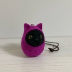 黒猫だるま猫ちゃん☆紫