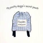 秘密のマナーポーチִ ࣪𖤐お名前プリント_金具付き消臭ベージュ