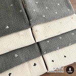 【nunozuki別注】即納：韓国生地 刺繍ヌビ 7mmピッチ キルティング 生地 布 リボン ハート【50センチ単位】エンブロイダリー 高級 厚手 入園入学 韓国直輸入 商用利用可刺繍ヌビ50cm